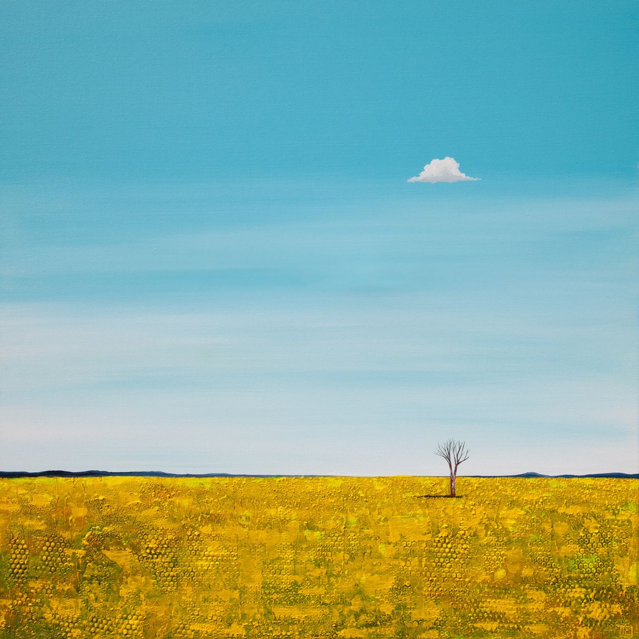 &#39; STANDING ALONE IN THE FIELDS OF GOLD &#39; - BY TANIA CHANTER