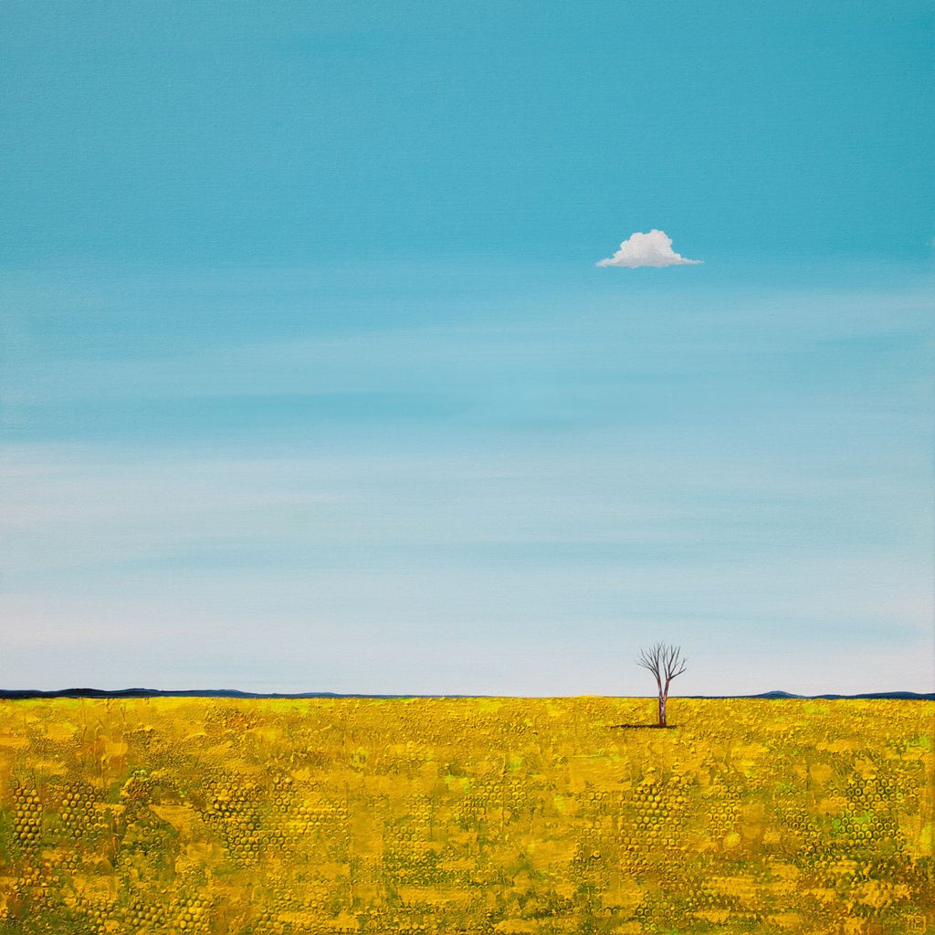 ' STANDING ALONE IN THE FIELDS OF GOLD ' - BY TANIA CHANTER